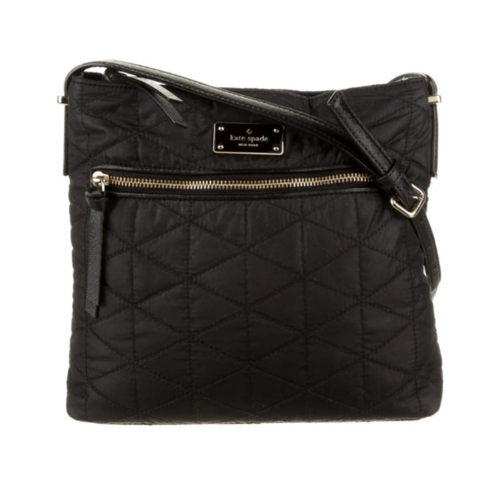 Kate spade quilted black crossbody